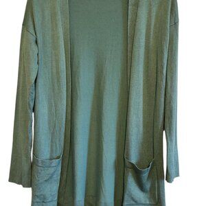 Pink Republic Teal Colored Cardigan Sweater Casual Office Size Small